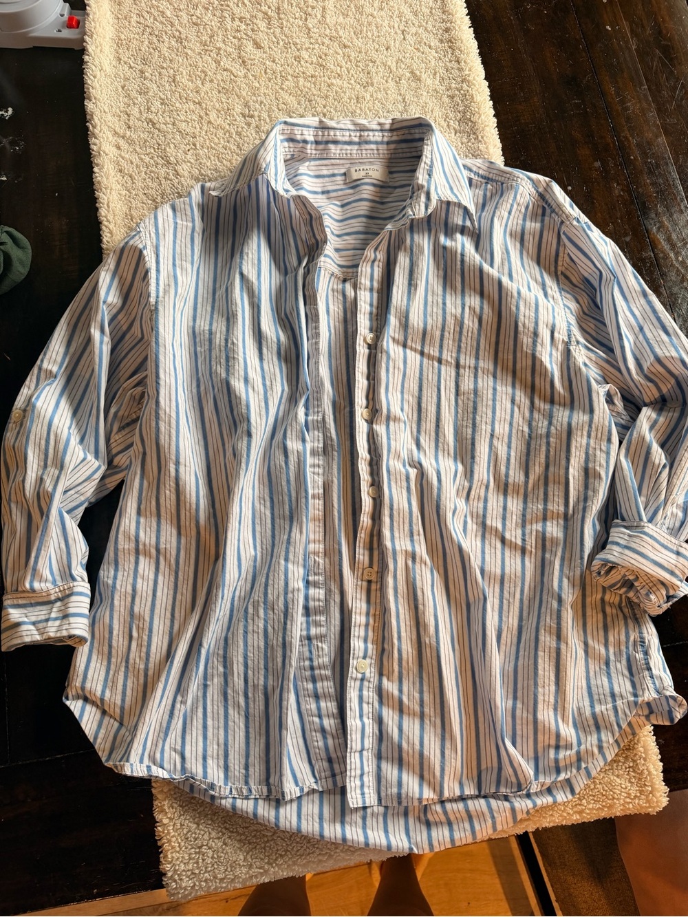 Babaton oversized button down